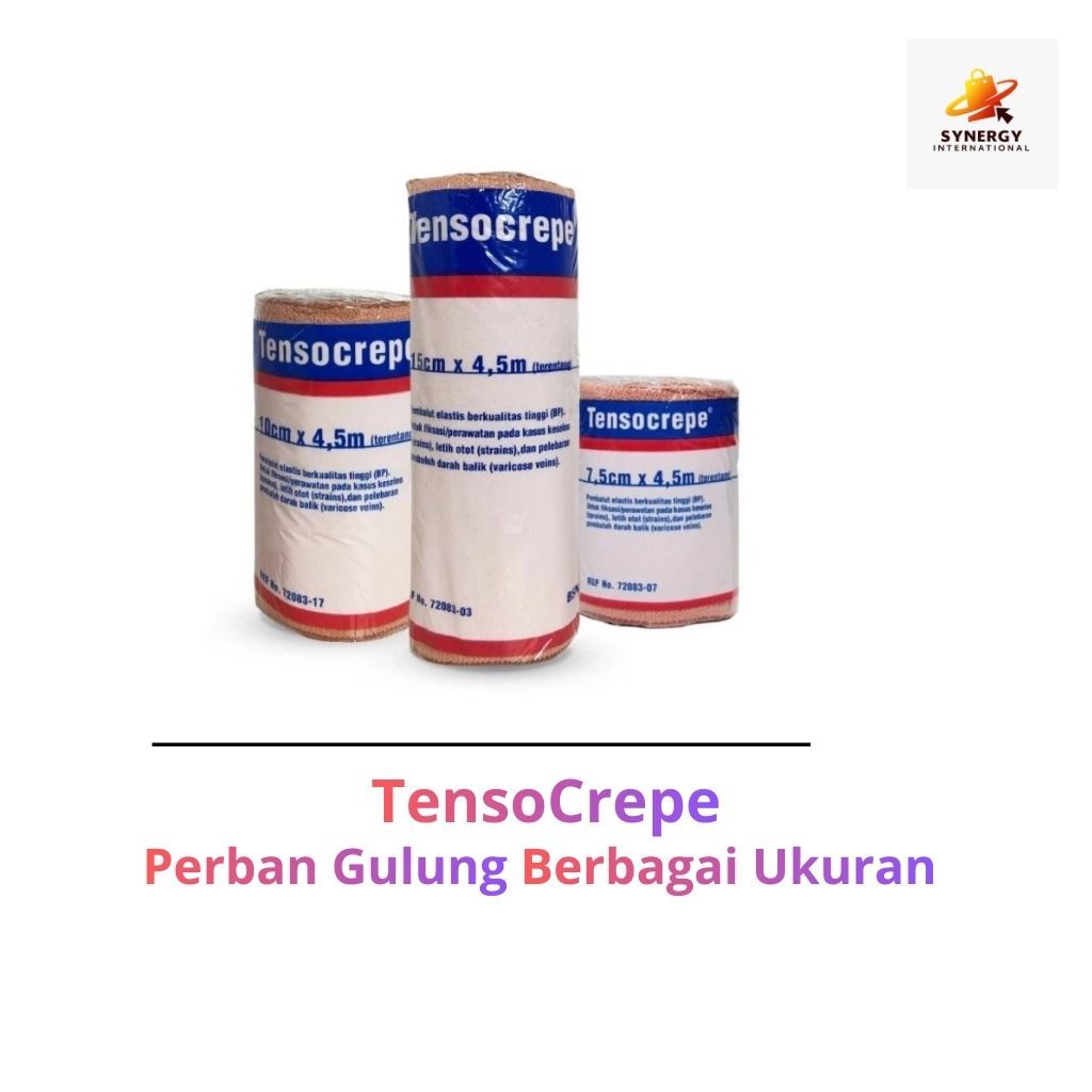 Tensocrepe Perban Gulung Elastic  – Perban Medis Gulung Original