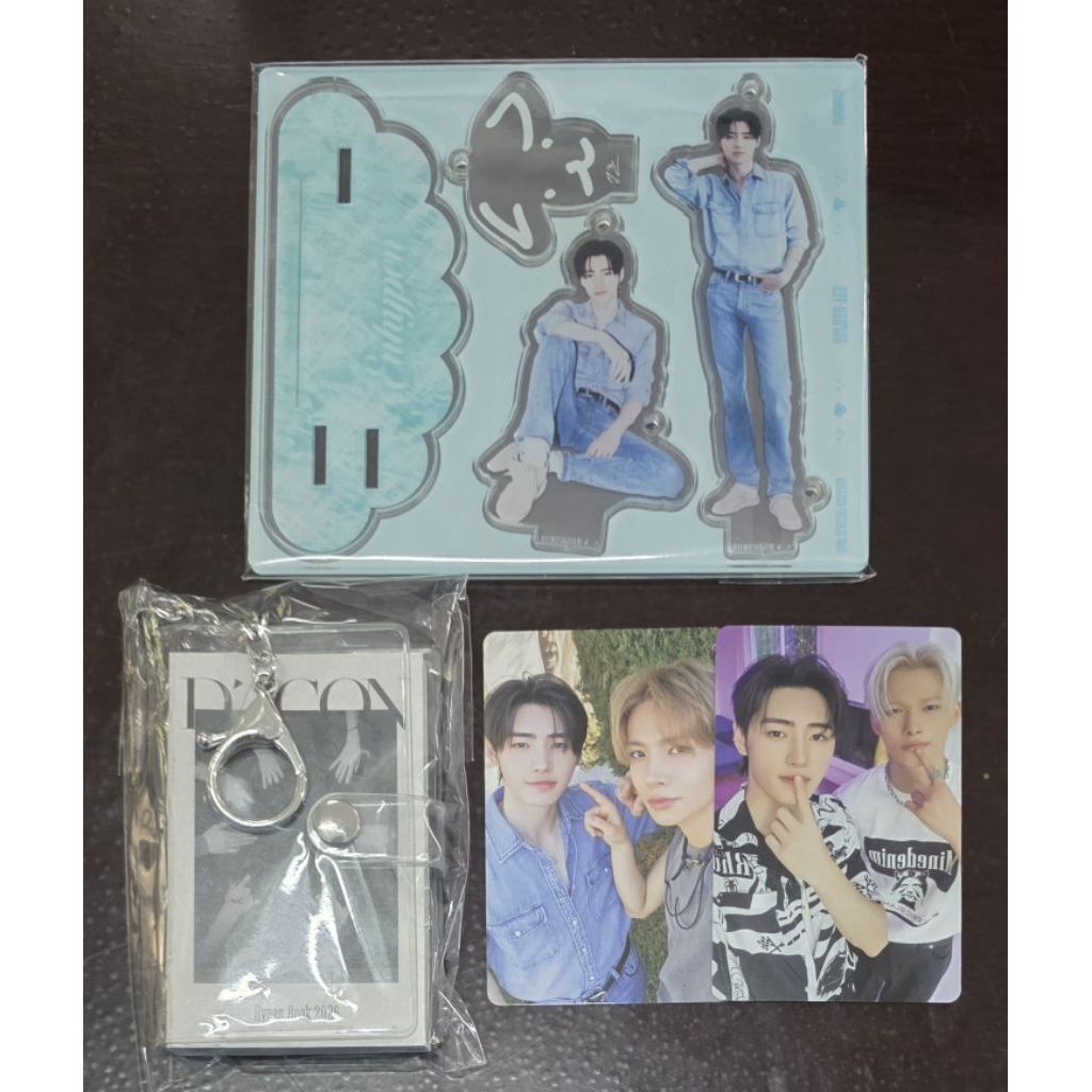 Official Standee Sunghoon Enhypen & Planner Keyring Dicon Unit Heehoon Heeseung Sunghoon Hoonki Ni-K