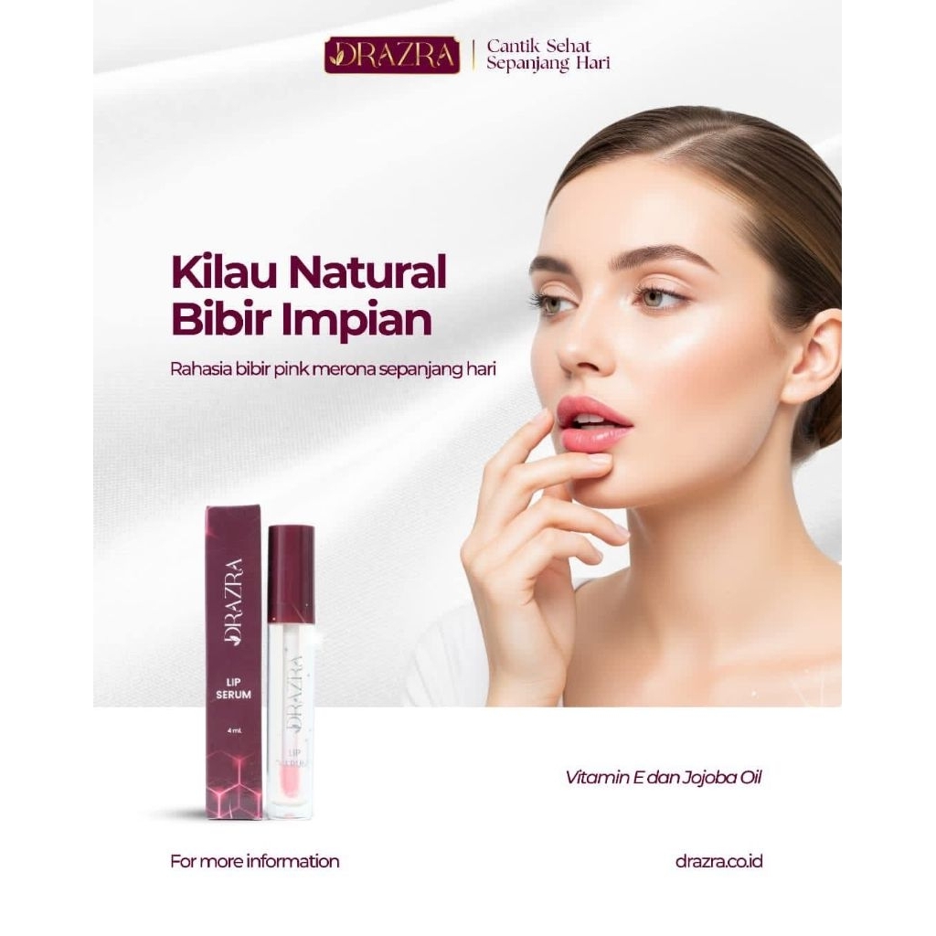 (BPOM/HALAL) Lip Serum DRAZRA By dr.Azra