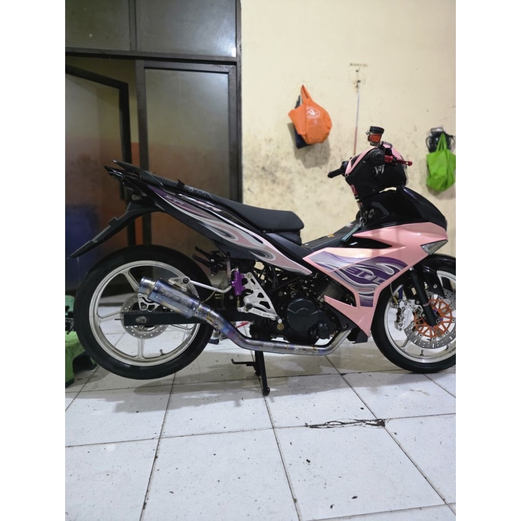 A6-R PERFORMANCE KNALPOT MX KING MALAY STYLE Titanium