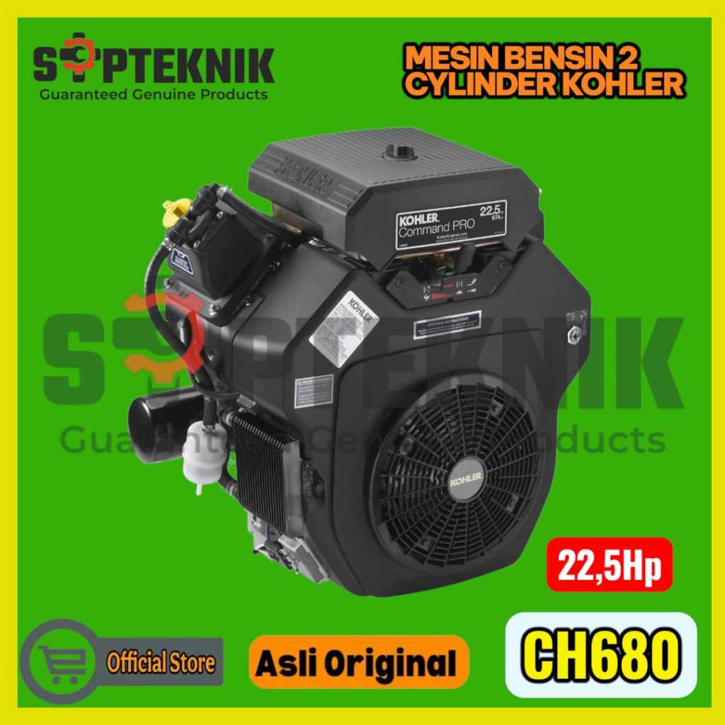 MESIN BENSIN 2 CYLINDER CH 680 22,5HP KOHLER