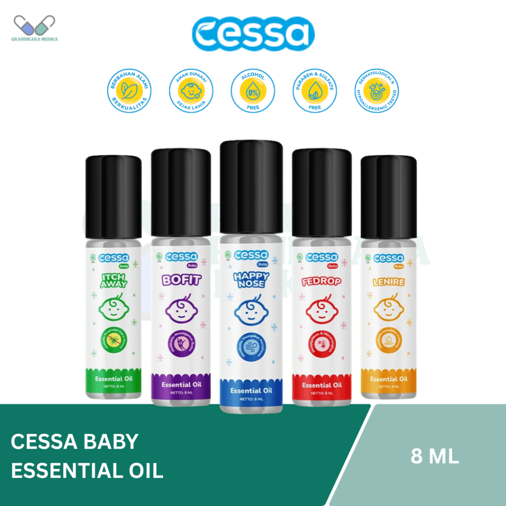 CESSA Baby Essential Oil 8ml Bayi (0-3 Tahun)