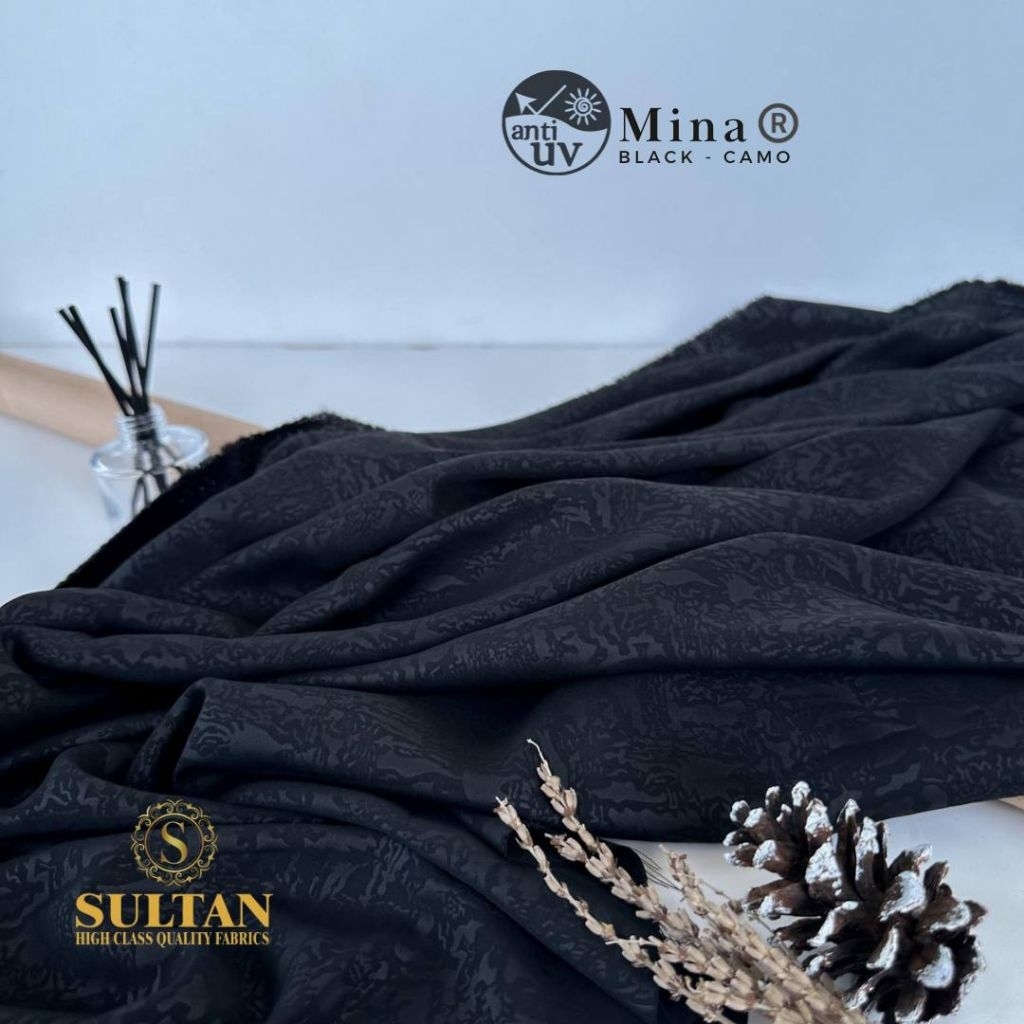 Kain Sultan Emboss Camo Mina dan Elmazilk