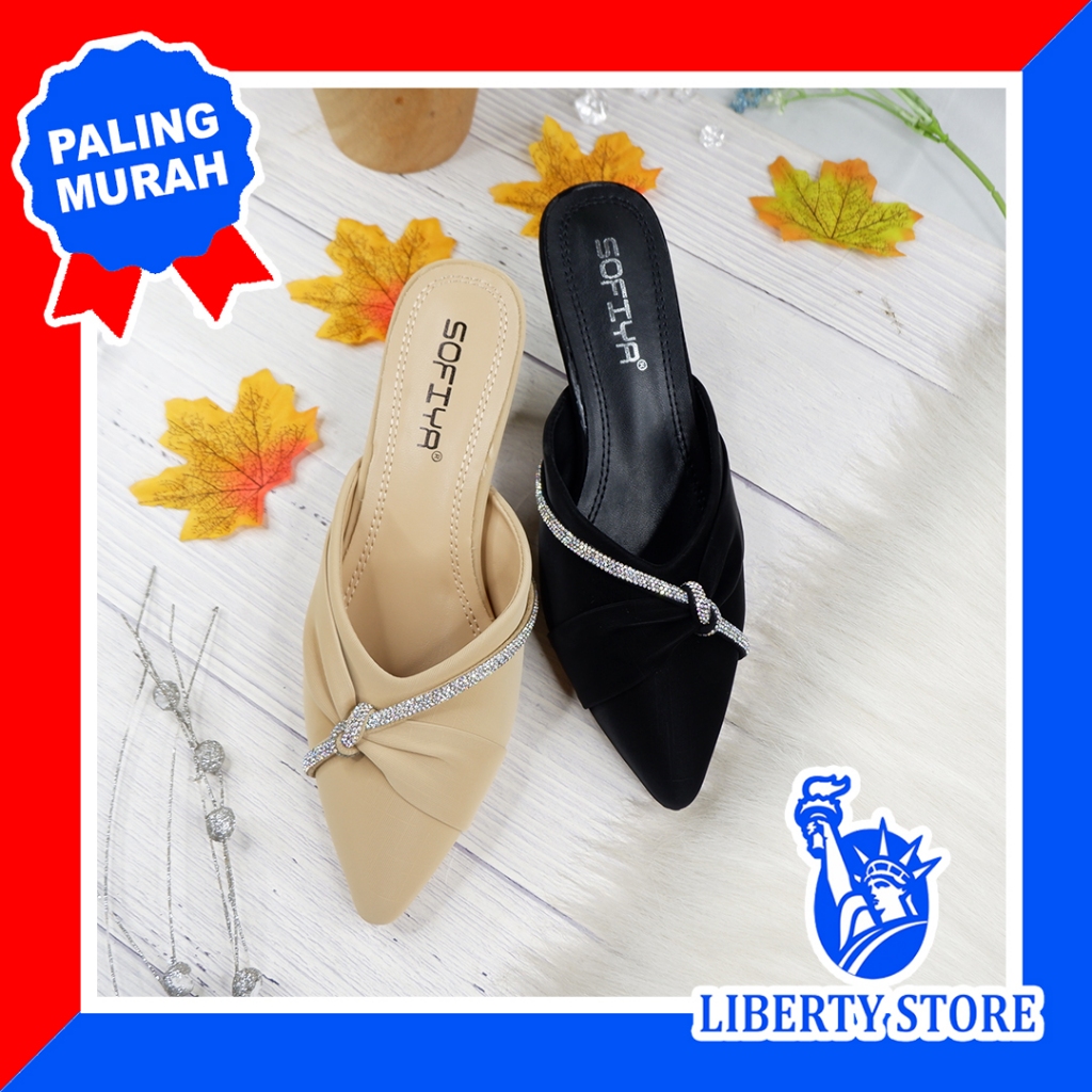 SOFIYA Sandal Sepatu Wanita Hak 3CM Import 8356 1
