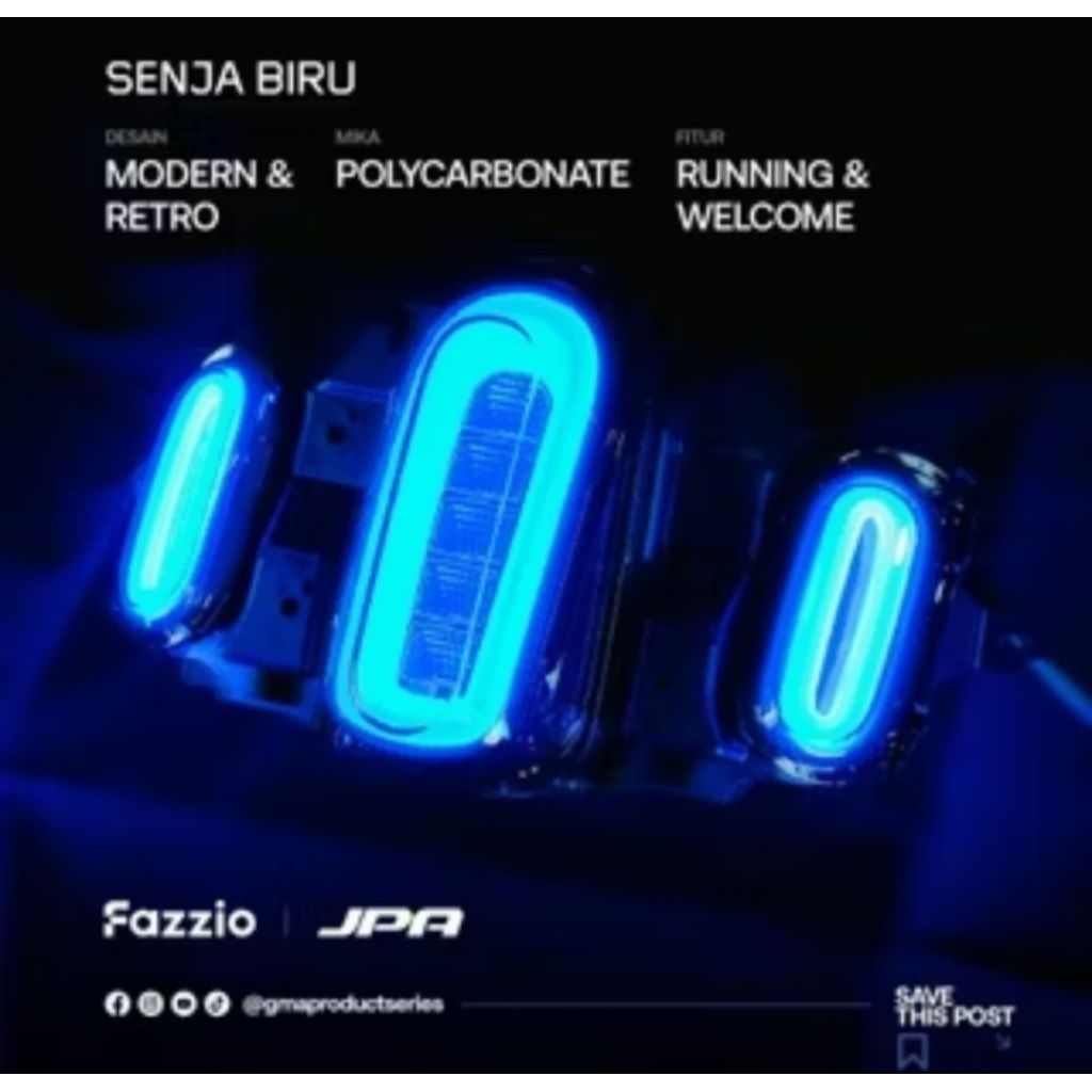 lampu stop jpa fazio set depan belakang sen jpa fazio