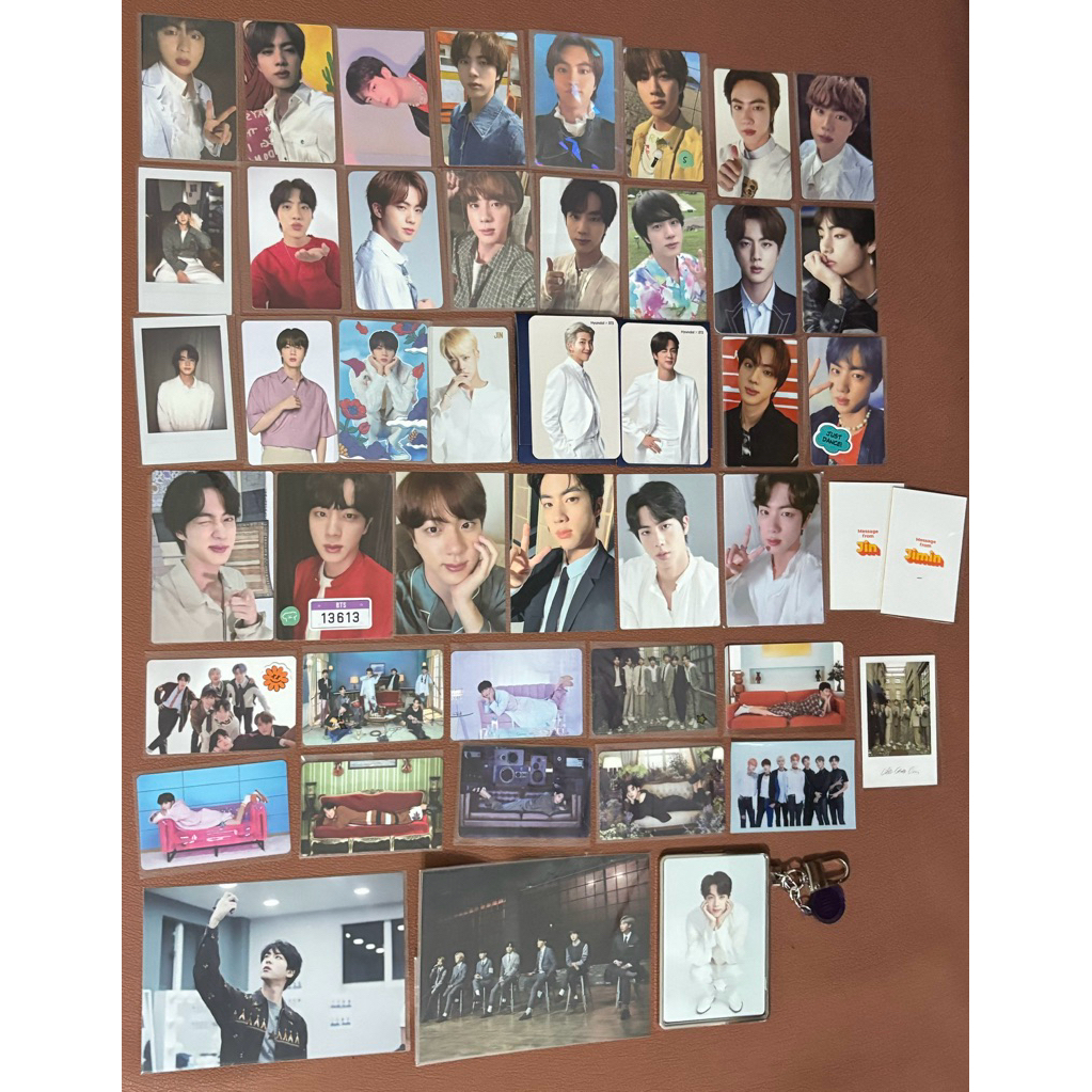 PHOTOCARD RARE OFFICIAL PC BTS JIN RM READY STOCK INA
