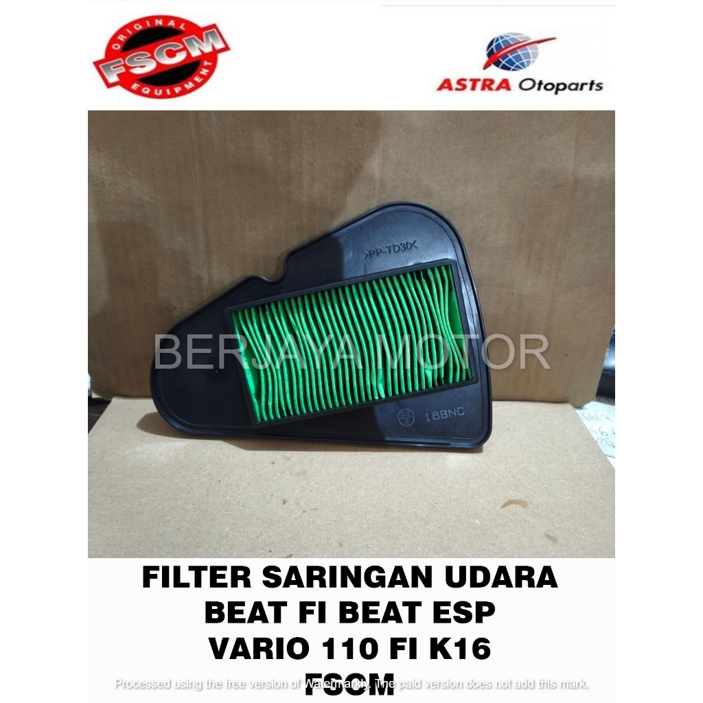 FILTER UDARA BEAT FI BEAT ESP VARIO 110 FI FSCM ORIGINAL ASTRA