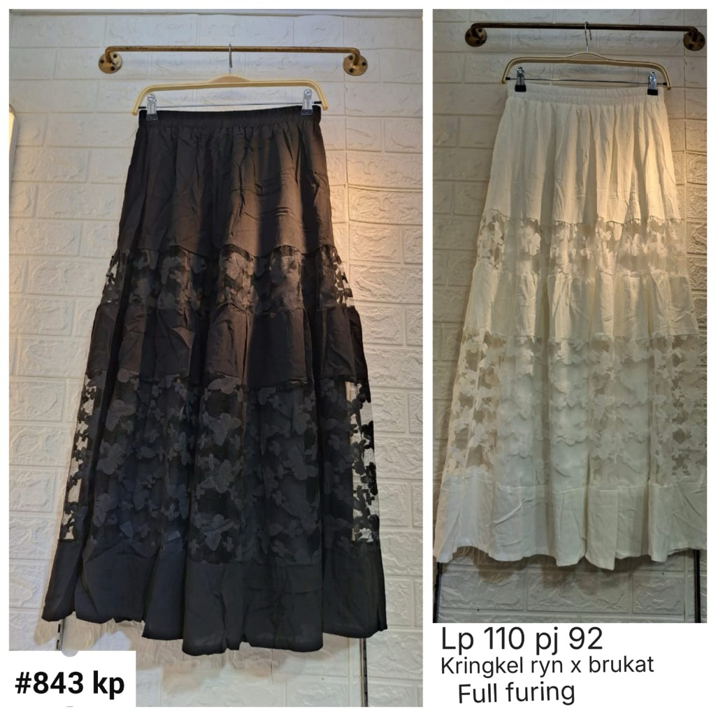 rok alisya import//rok crinkle rayon///pakaianwanitasby