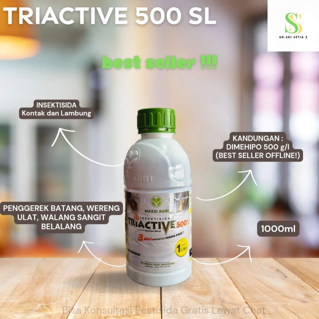 Insektisida TRIACTIVE 500 SL - Dimehipo 500 - 1Liter