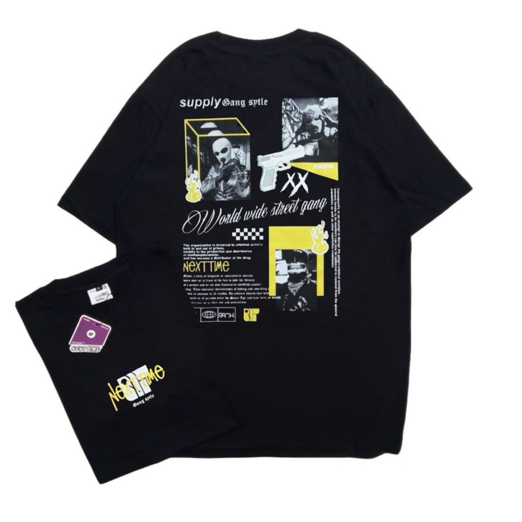 T-shirt NextTime Distro Kaos Pria