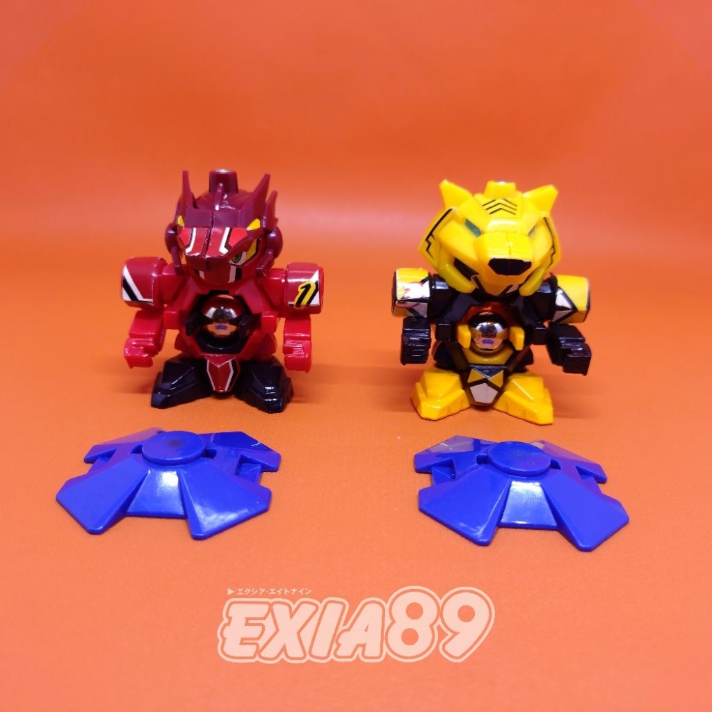 Metal B-Daman 01 & 03 - Ryurai & Gaio Set Takaratomy [Used]