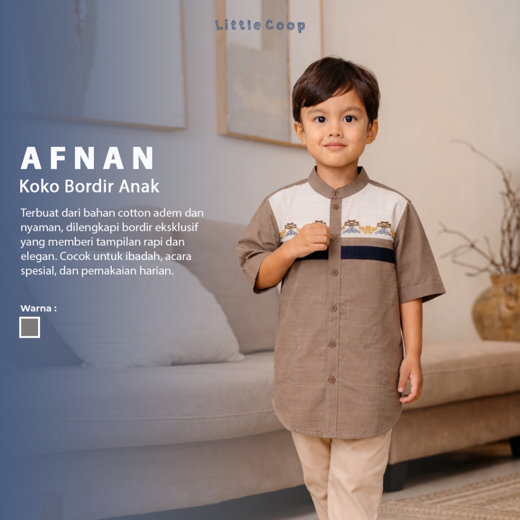 Little Coop - Afnan Koko Anak Laki-Laki [ 1-14 Tahun ]