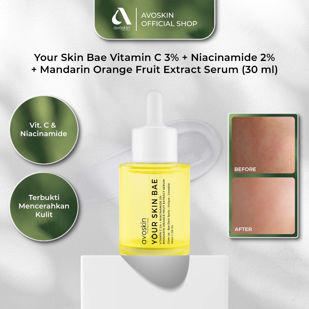 [CREATOR] Serum Avoskin Your Skin Bae Vitamin C 30ml - Kulit Tampak Lebih Cerah - Serum Mencerahkan 