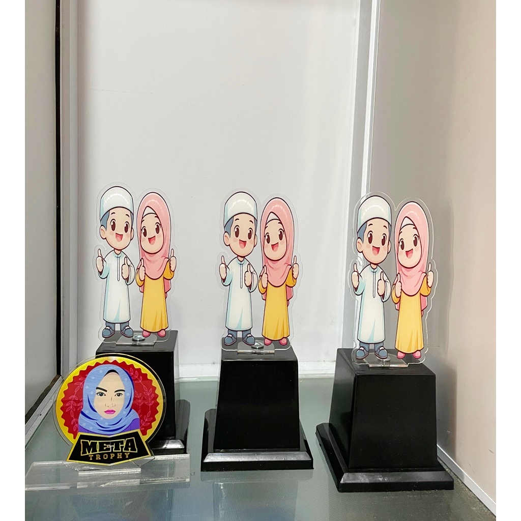 PIALA AKRILIK ISLAMI KENANG KENANGAN CINDERAMATA