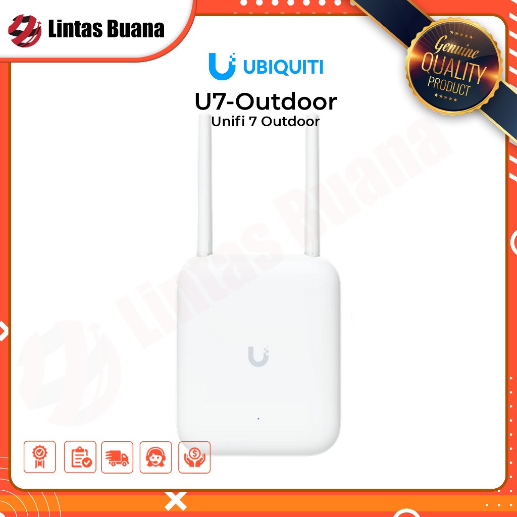 Ubiquiti U7-Outdoor WiFi 7 AP with 4 spatial streams | UBNT U7-OD | UNIFI 7 Outdoor
