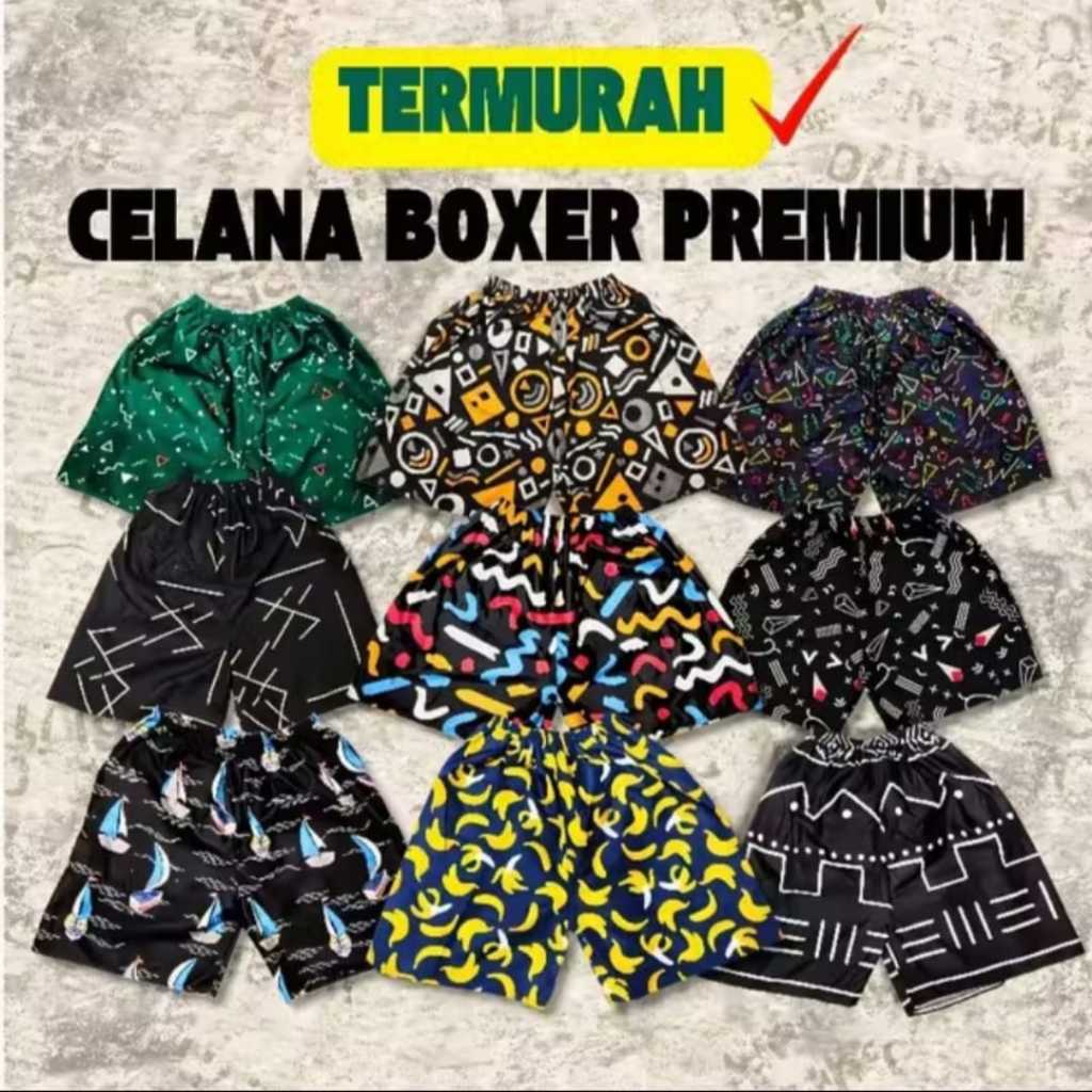 celana boxer pria wanita | celana pendek | celana boxer | boxer pria wanita