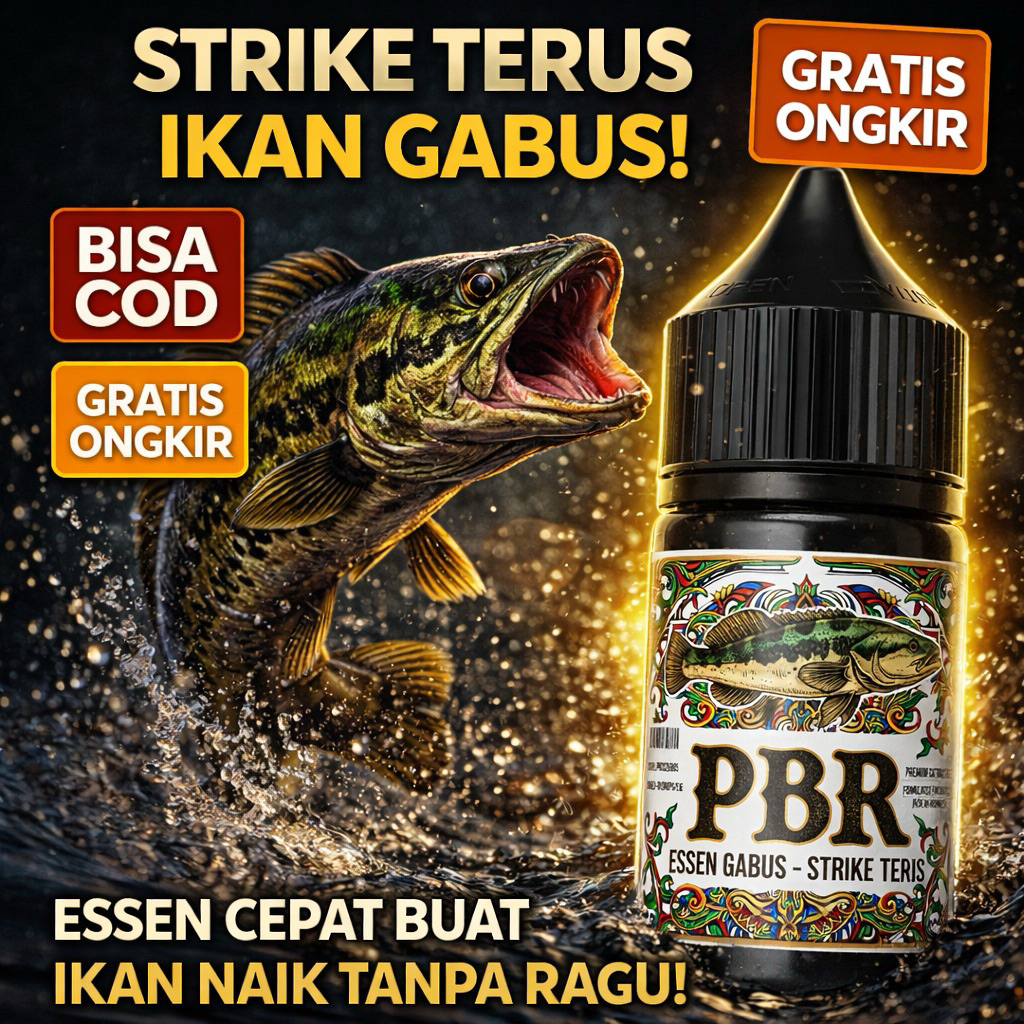 Essen Ikan Gabus PBR Paling Ampuh Gacor - Umpan Pancing Haruan Kutuk Rawa Sungai Alam Liar - Jitu Bu