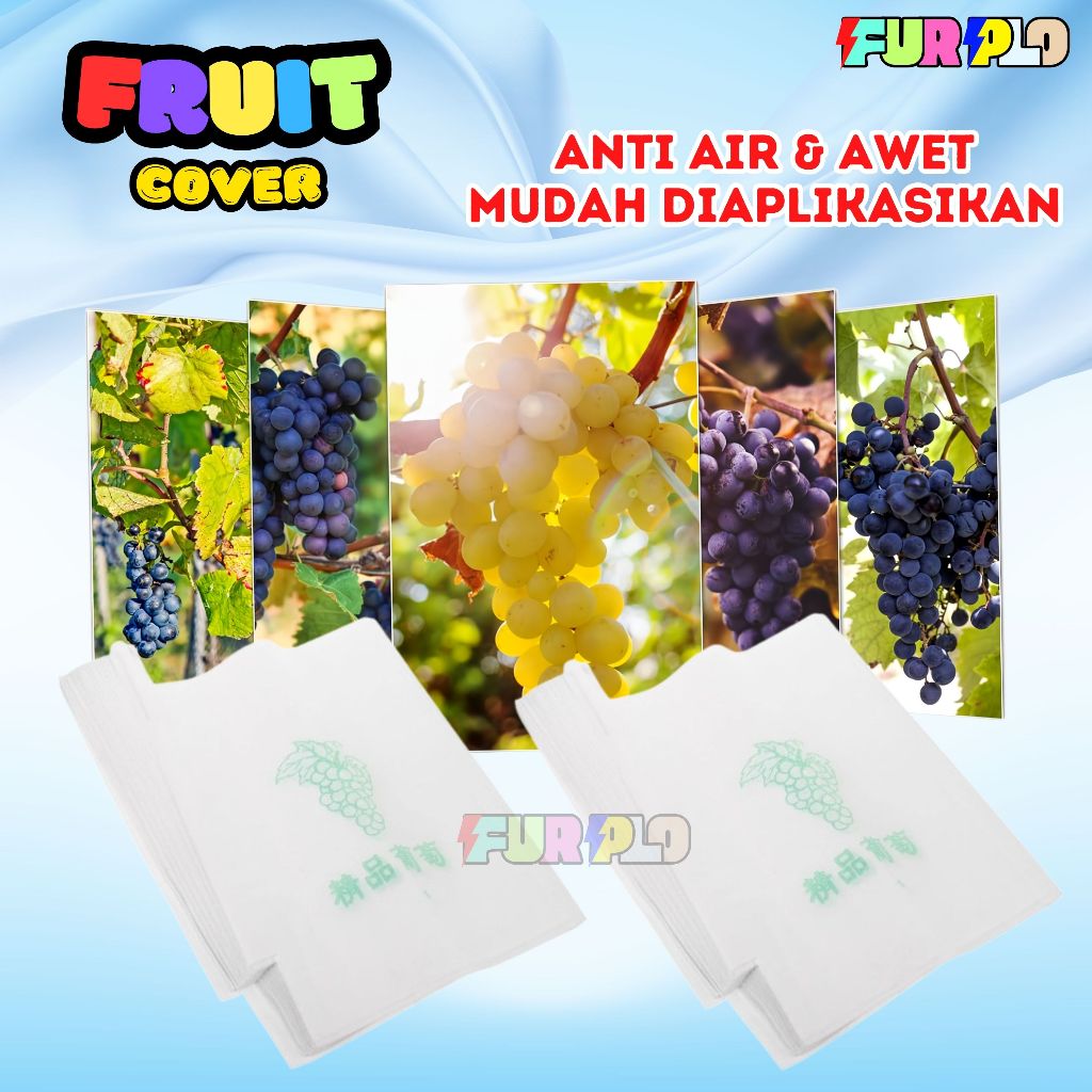 Fruit Cover Pembungkus Buah Brongsong Anggur Kelengkeng Jambu Mangga FURPLO
