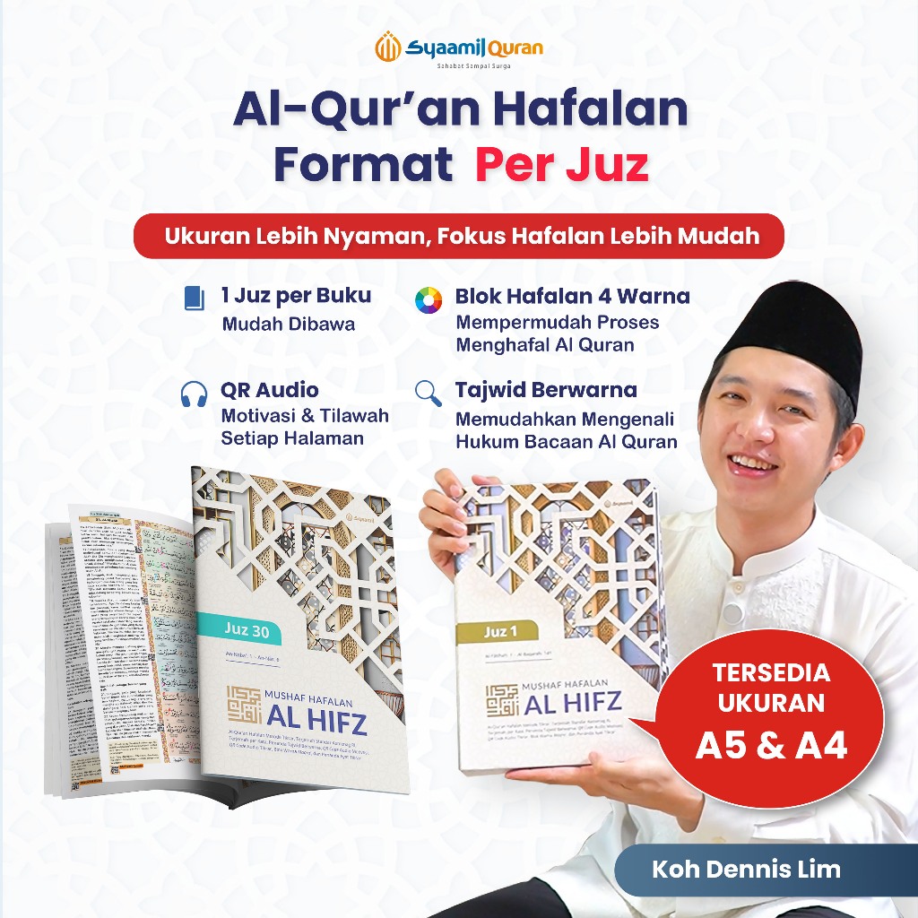 Alquran Per Juz Tajwid Terjemahan Per Kata Ukuran A5 dan Jumbo A4 Syaamil Quran