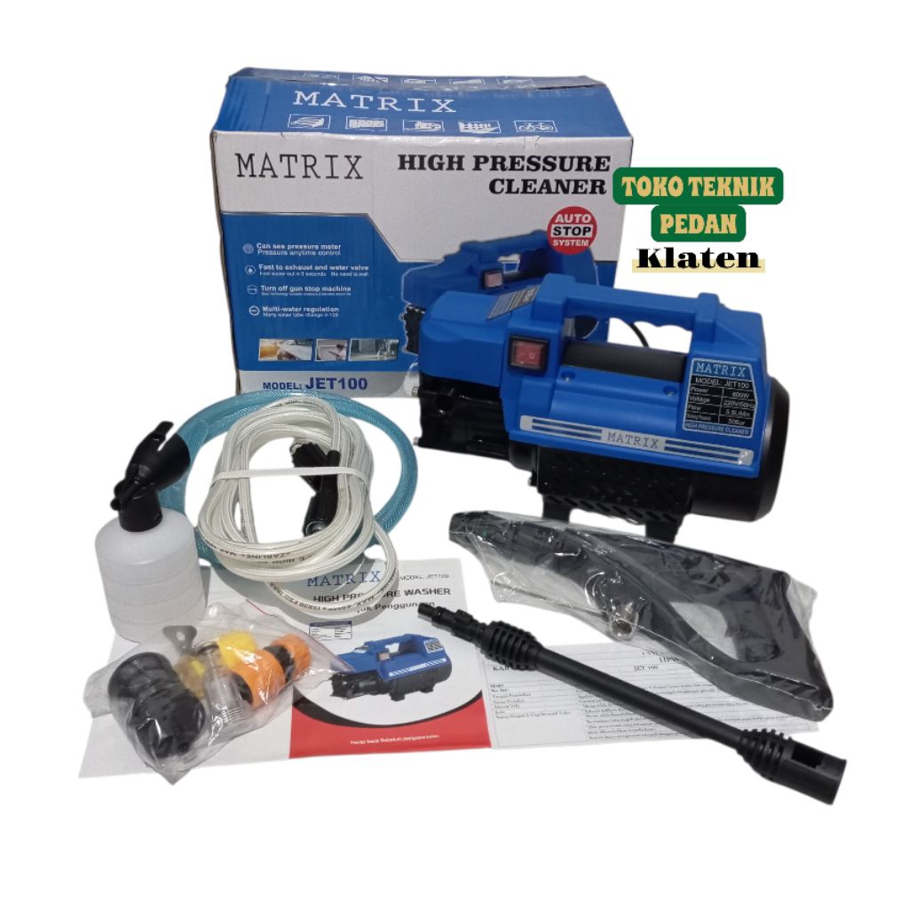 Jet Cleaner Induction Motor MATRIX JET 100 JET100 Brushless Mesin Cuci Mobil Motor Induction Steam S