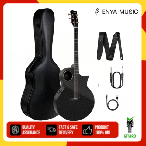 Gitar Akustik Elektrik Gitar Enya X4 Pro X4Pro S4 Eq 41 Inch Carbon Fiber