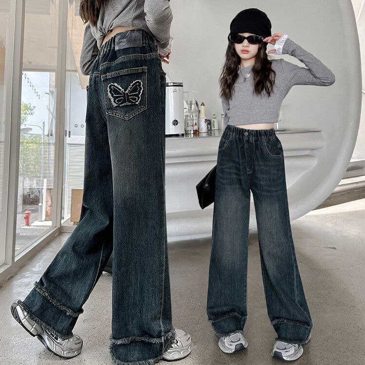 Celana Panjang Jeans Skena Anak Remaja Cewek Mariposa