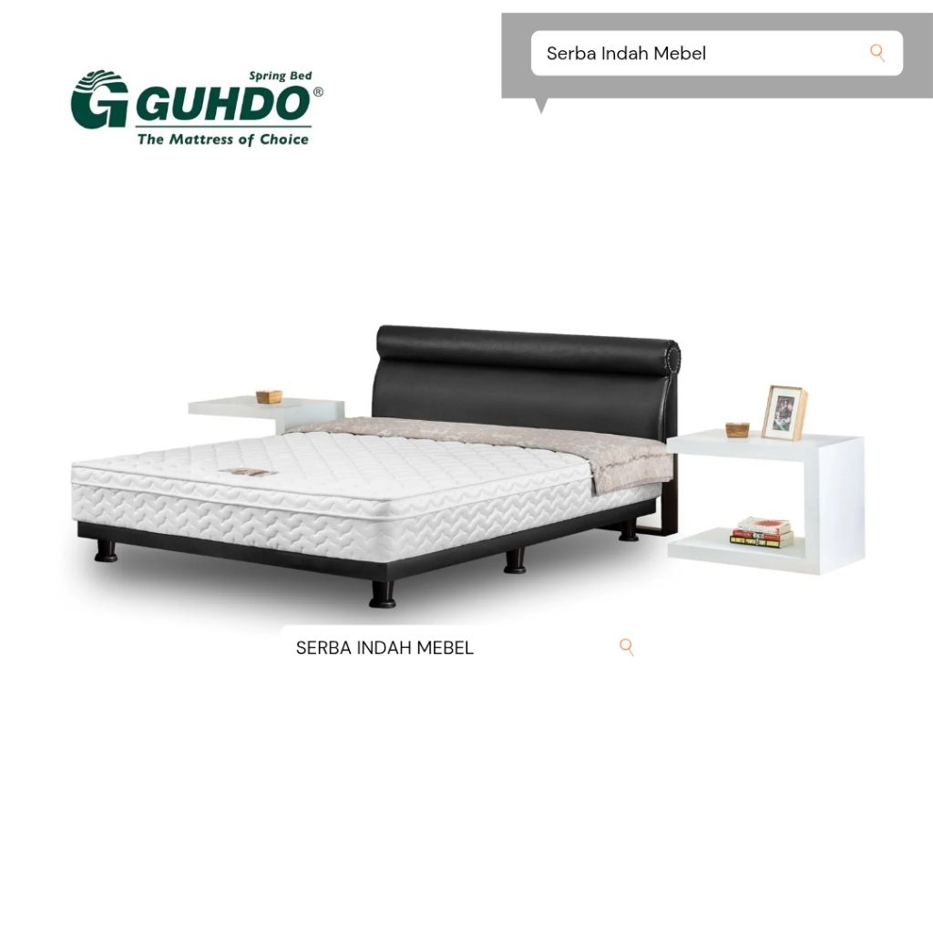 SET SPRING BED GUHDO STANDART PLUSHTOP MULTIBED BOXY 90cm 120cm 140cm 160cm 180cm boxi tempat tidur 