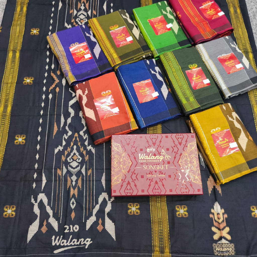 sarung pria dewasa walang signature songket I maestro timbul doby