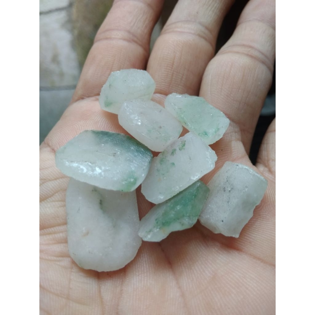 Paket Borongan Bahan Giok Burma Type A Natural Jadeite Jade