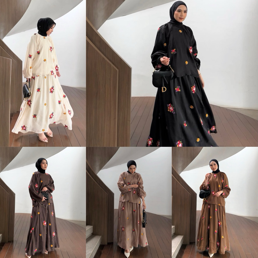 ARUM SET || TASNIA SET || DIANA DRESS BY GONEGANI