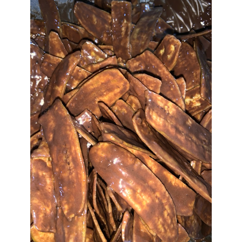 1 kg kripik pisang lumer khas lampung/coklat lumer/matcha lumer/ kripik pisang premium