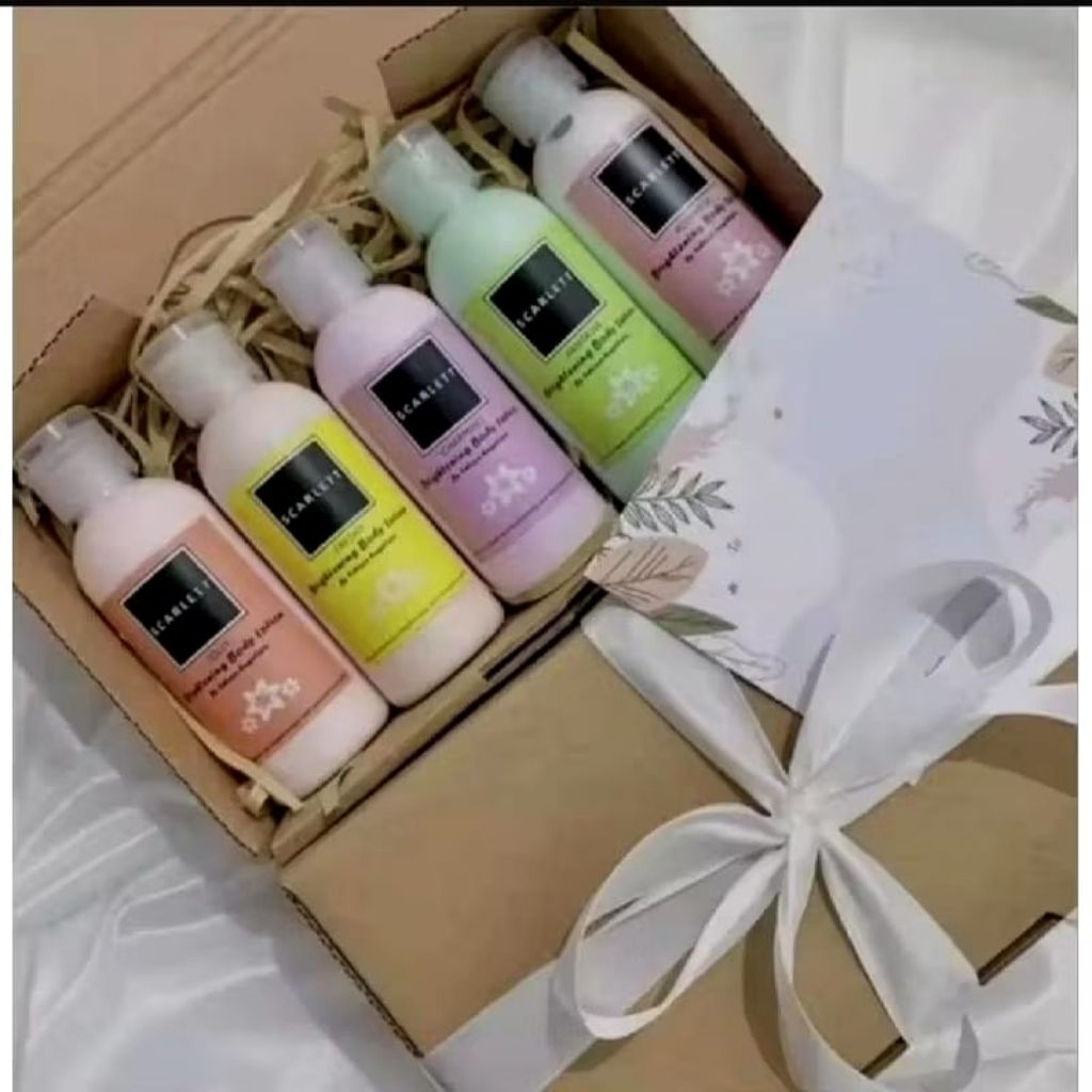 5-PCS Scarlett Random uk30ml mini tester Travel Mencerahkan Kulit
