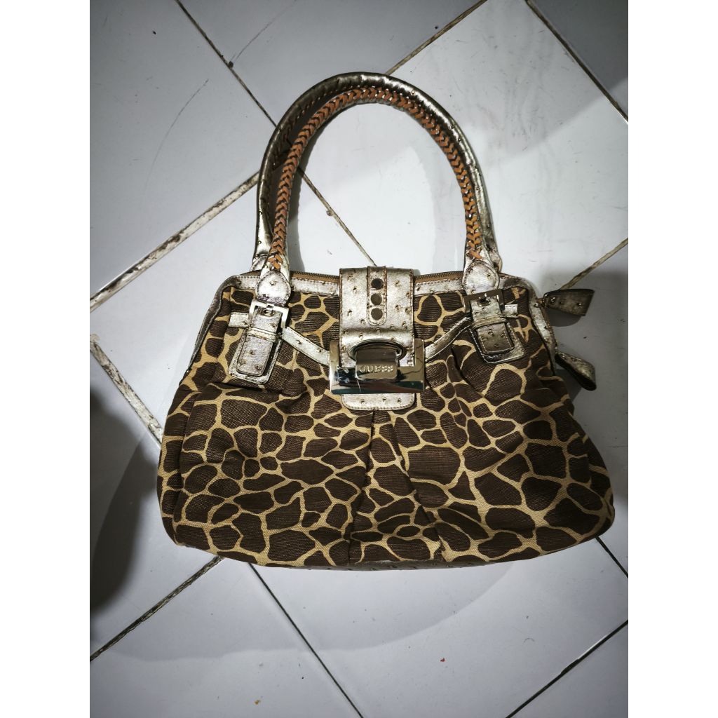 tas merk guess original vintage
