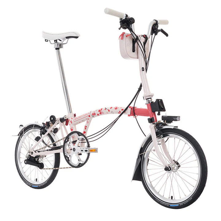 Sepeda Lipat New Brompton C Line Explore - Cherry Blossom V2 Limited Edition
