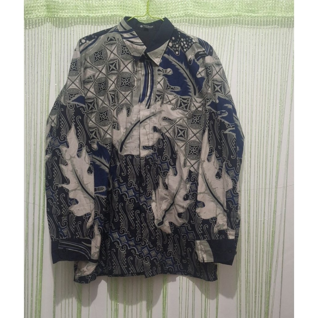 kemeja batik pria jumbo, big size