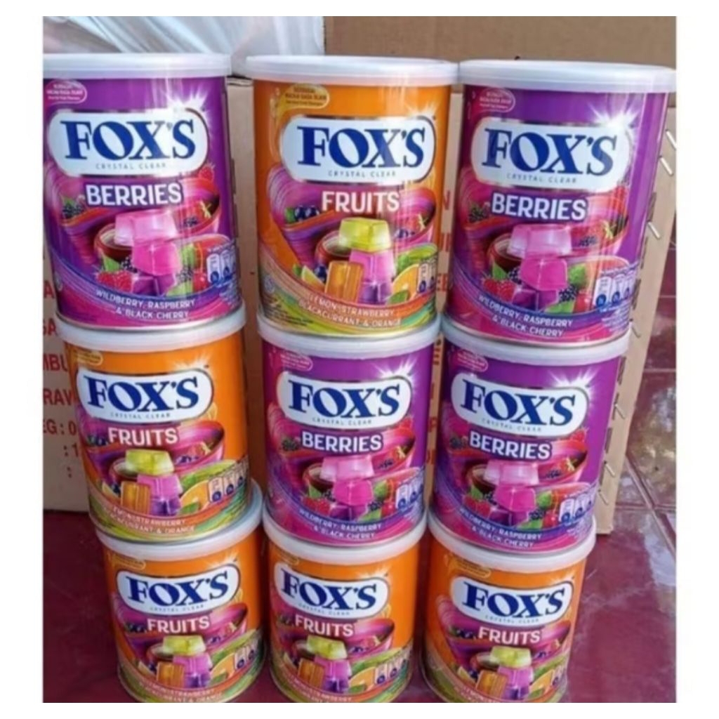 Permen foxs kaleng 180gr isi ±50