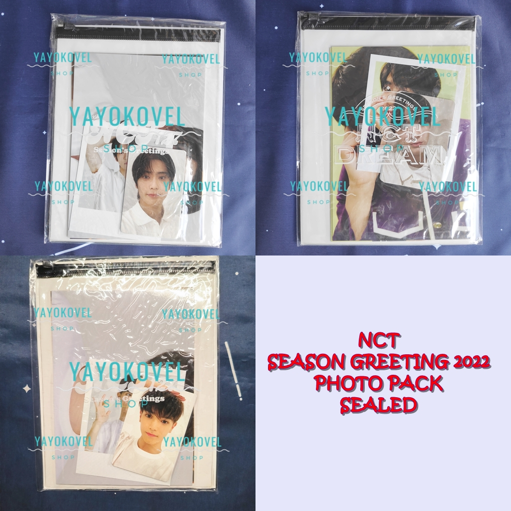 [READY] NCT 127 - NCT DREAM -  JENO - JAEHYUN - SEASON GREETINGS 2022  PHOTO PACK - SEALED