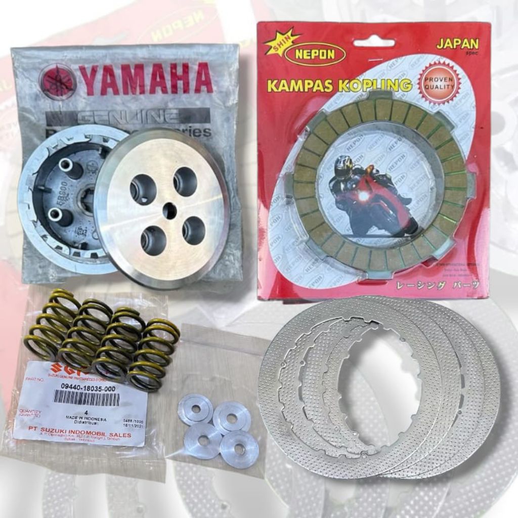 Rumah kampas kopling FIZR FIZ R FIZ R set PNP Per Kopling Smash Original + Ring Plat FR80