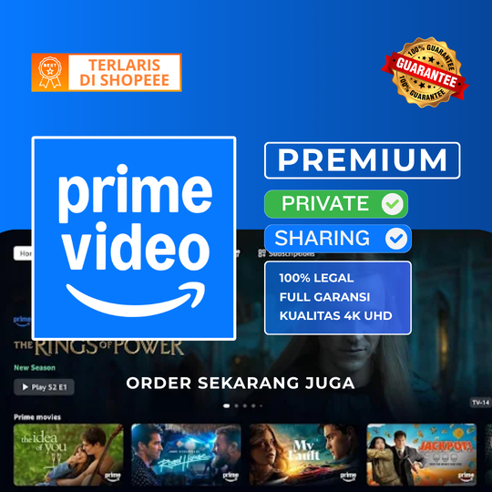 Prime Video Premium Termurah Full Garansi Legal