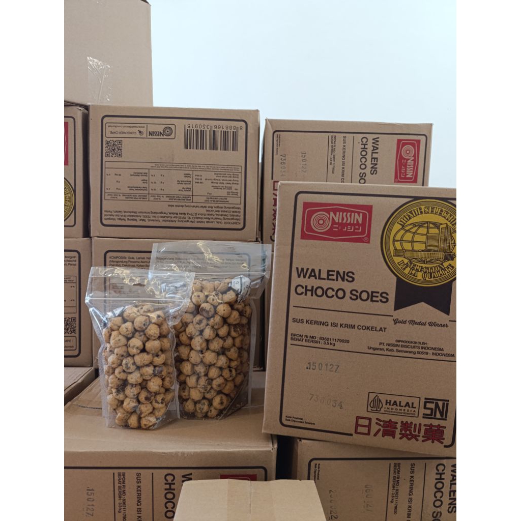 SOES KERING RASA COKLAT NISSIN KEMASAN ECER
