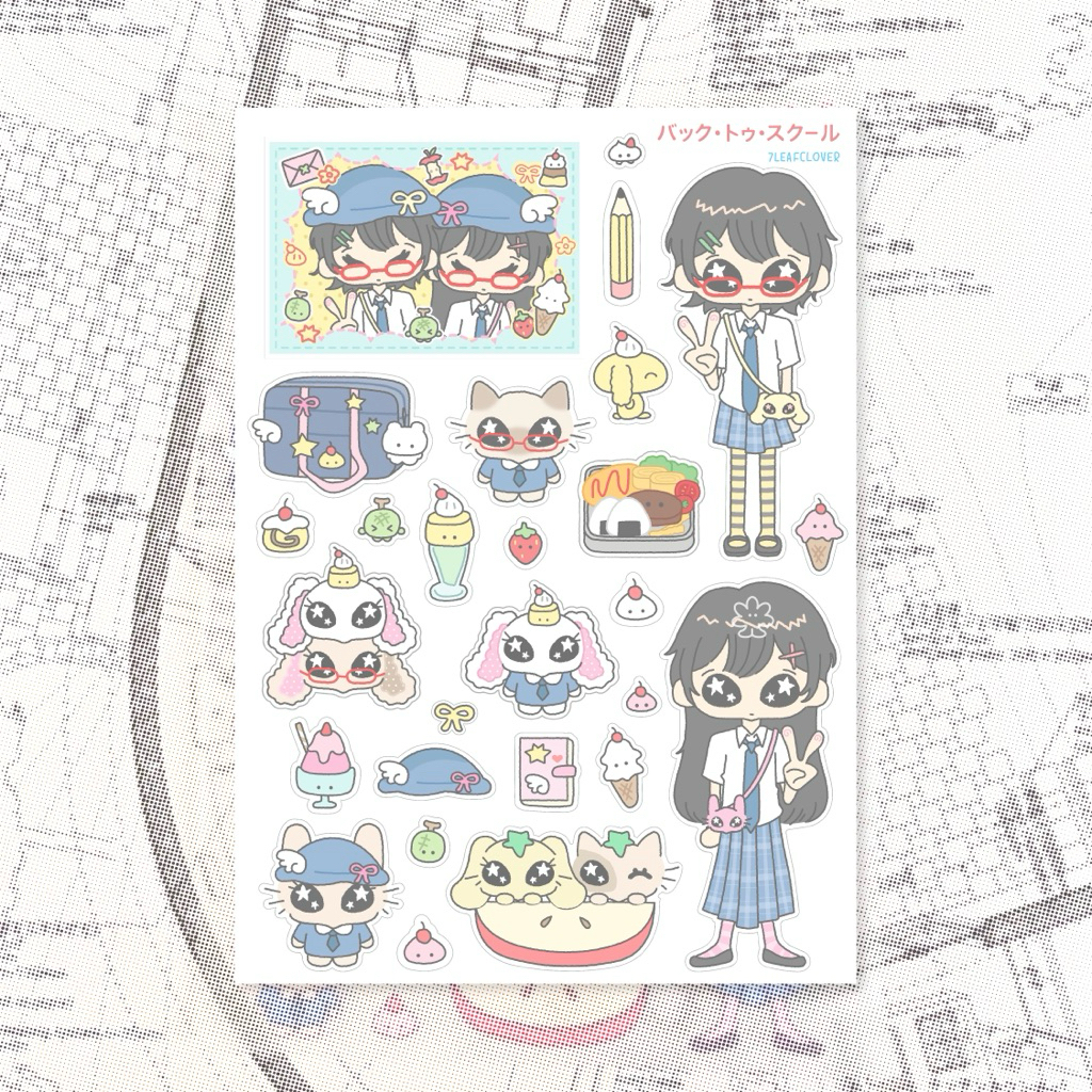 Y2K Aesthetic Sticker Pack Retro 2000s Cute Girl | Waterproof Vinyl | Laptop & Phone Decor | journal