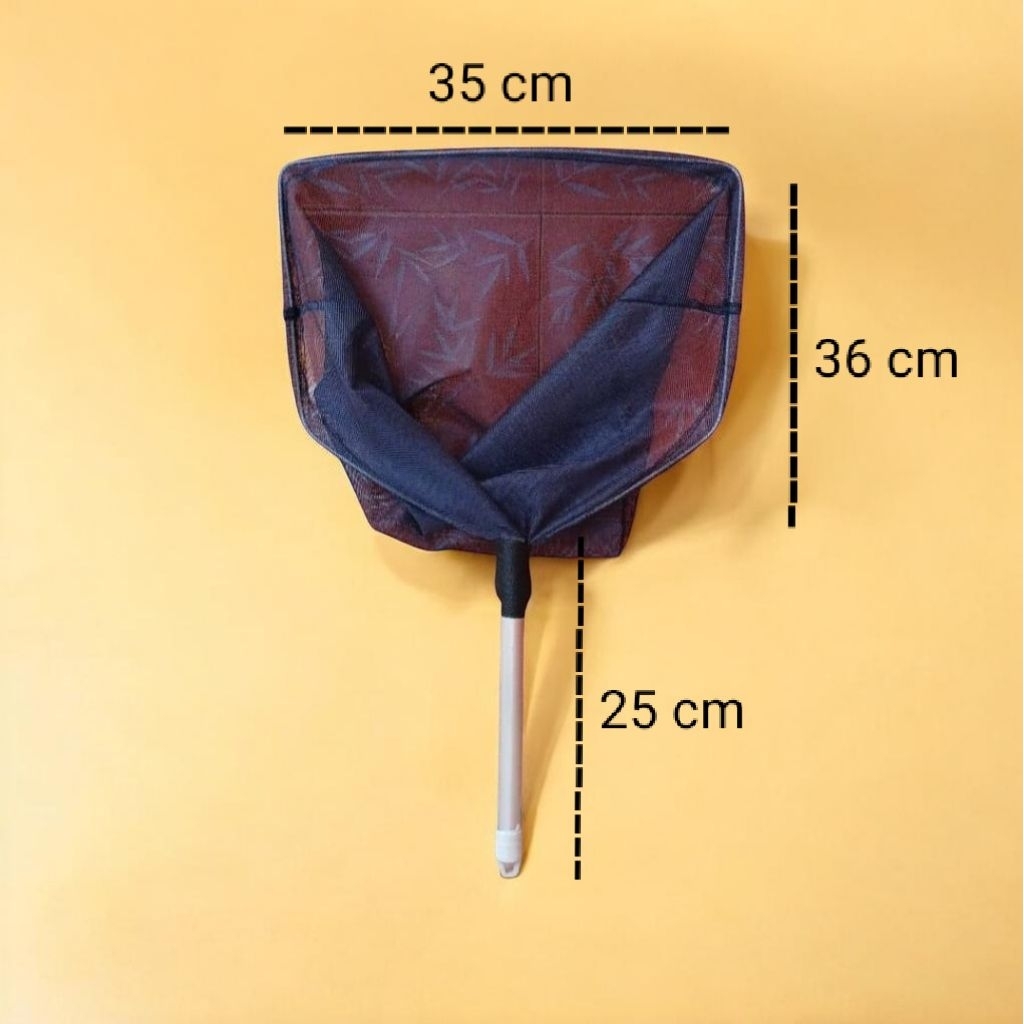 SEROKAN IKAN KOI 35 CM, GAGANG ALUMINIUM 25, SESER IKAN KOI, NILA, IKAN MAS