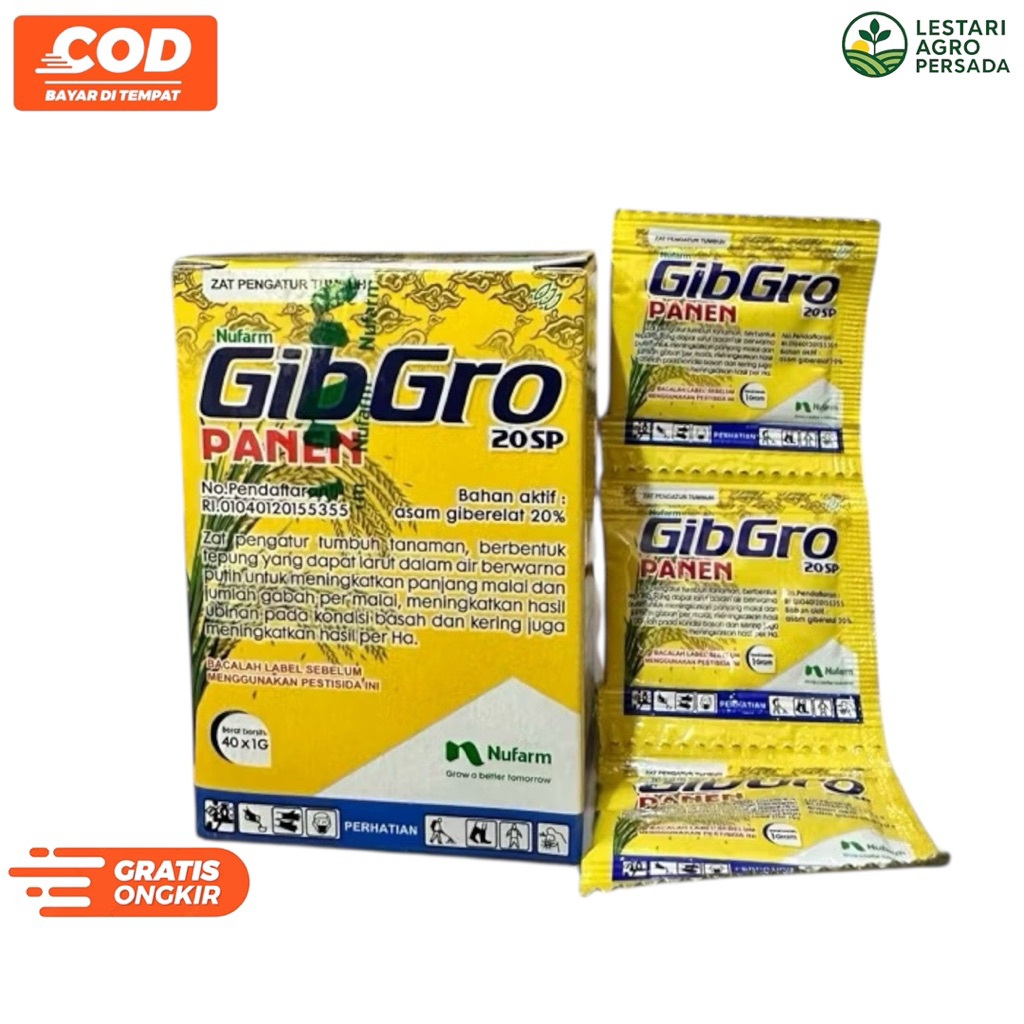Gibgro Panen 20SP Kemasan Saset 1gr - ZPT Panen Gibgro