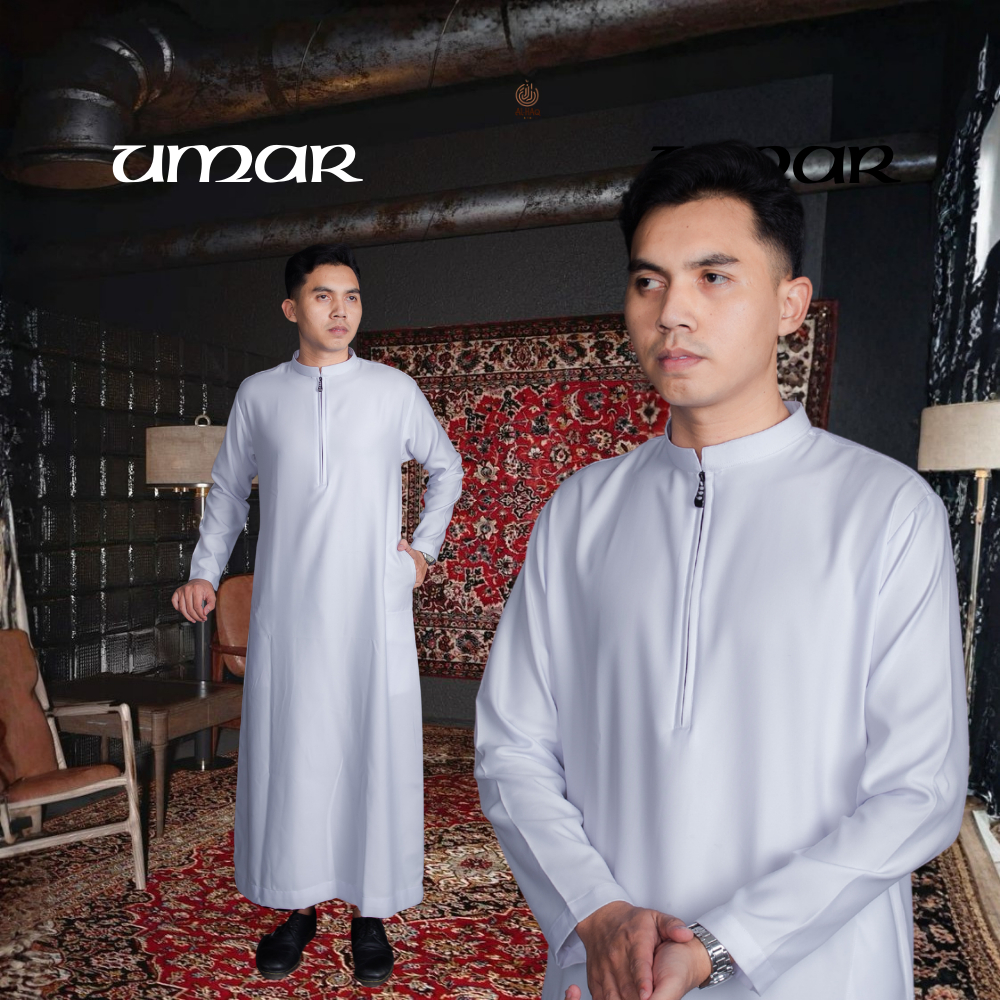 Jubah Slimfit Pria Gamis Pria Gamis Mewah Model Terbaru Jubah Slimfit AL-HAQ Jubah Reguler Gamis Mus