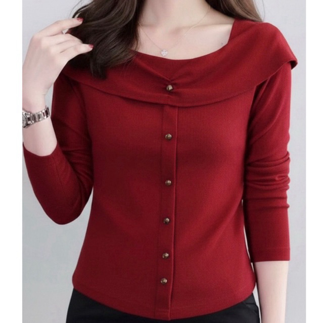 ZEN BAJU WANITA ATASAN LENGAN PANJANG MODEL KOREAN FASHIPN STYLE KEKINIAN MODERN