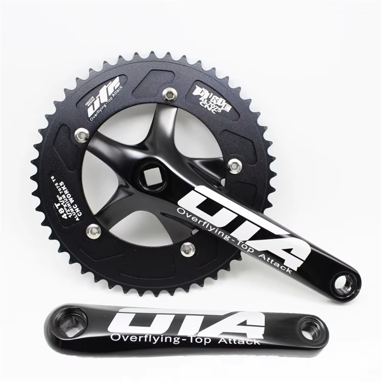 Ota Crank Muscle Fixie 48T 130bcd Super Ringan Crankset alloy BB kotak n0 xtr ARM SET CHAINRING mtb