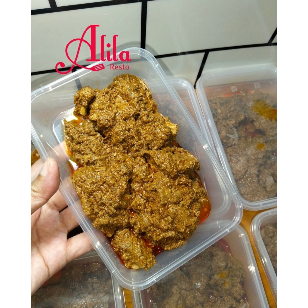 Rendang Daging Rendang Frozen Lauk Sahur