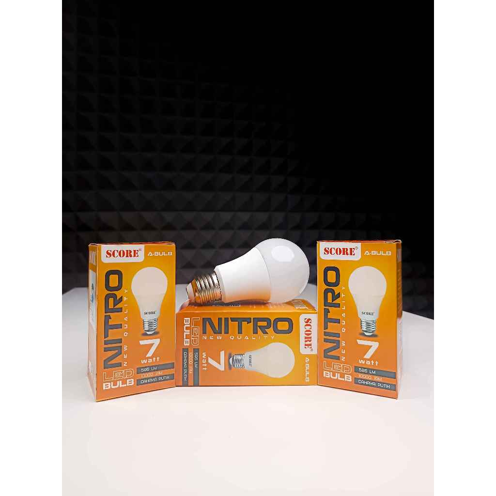 BOHLAM LED / LAMPU LED GARANSI 1 TAHUN SCORE NITRO 7W