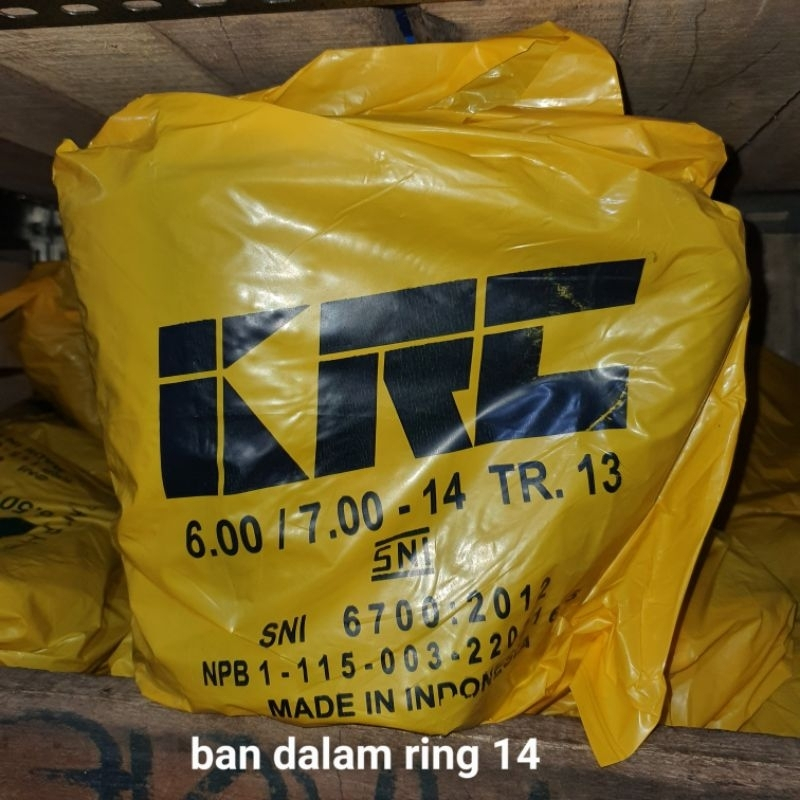 Ban Dalam Mobil KRC Ring14 - Ban Dalam 600-14 / 700-14 - Ring 14 Avanza, Xenia, Calya, Sigra, L300