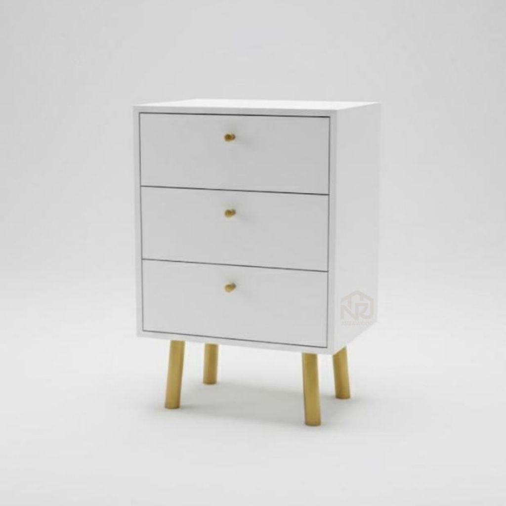 Nakas Minimalis 3 susun 3 laci